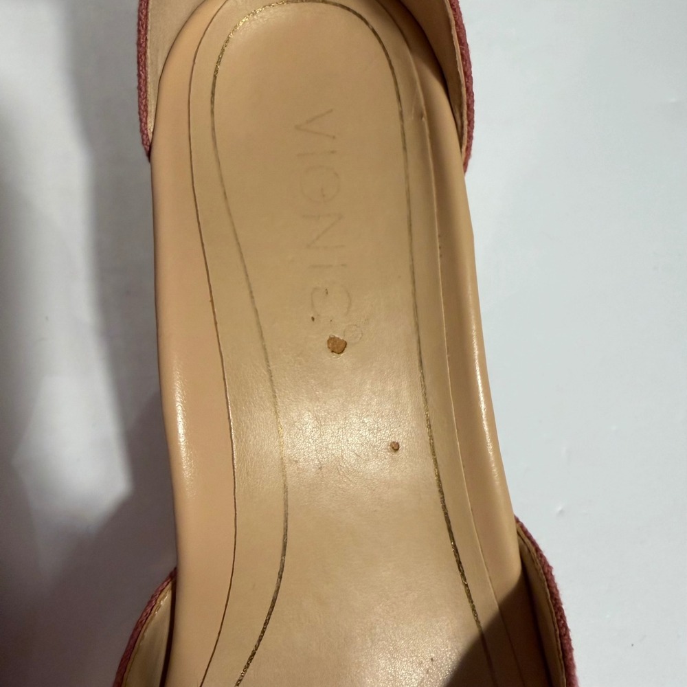 Vionic Womens Rose Pink Canvas Espadrille Wedge Ankle Strap Sandals Size 8 - Picture 13 of 13